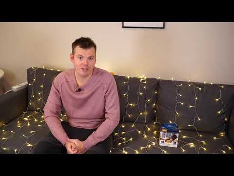 Світлодіодна гірлянда ColorWay (CW-GW-300L33V) 300LED, 3x3м, штора-занавес