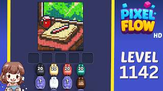 Pixel Flow Level 1142 Solution Walkthrough