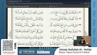 Download lagu Ustadz Saifullah Al - Hafidz | Matan Tajwid Surat Al-Fatihah mp3 Download lagu Ustadz Saifullah Al - Hafidz | Matan Tajwid Surat Al-Fatihah mp3