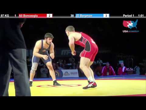 97 KG J.D. Bergman USA vs Ali Bonceoglu Turkey