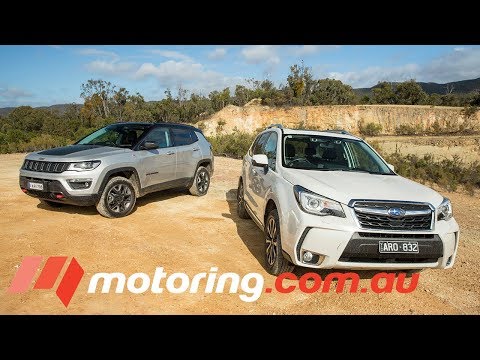 2018 Subaru Forester XT Premium v Jeep Compass Trailhawk | motoring.com.au