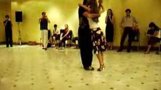 Damian Esell y Nancy Louzan, clases TangoCamp Roma 2008