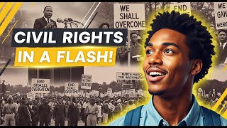 The Civil Rights Movement in a Flash: Learn This For Your GED
