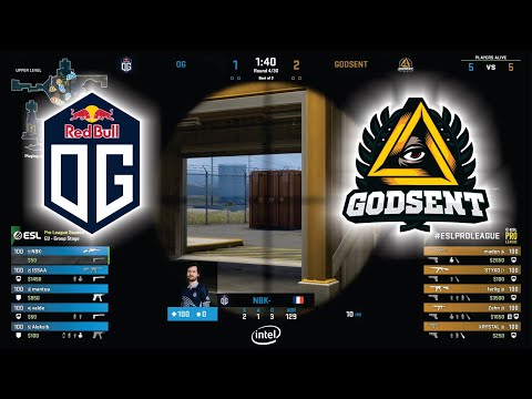 OG vs GODSENT - MAP 1(NUKE) - ESL Pro League - HIGHLIGHTS CSGO