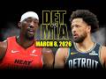 Detroit Pistons Vs Miami Heat Full Game Highlights March 8 2026 NBA Season
