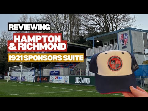 Reviewing Hampton & Richmond Borough FC hospitality ⚽️