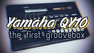 Video thumbnail for The Yamaha QY10 - The First Portable Groovebox / Workstation - A Beat with Text Explanations by Matt Greer Music