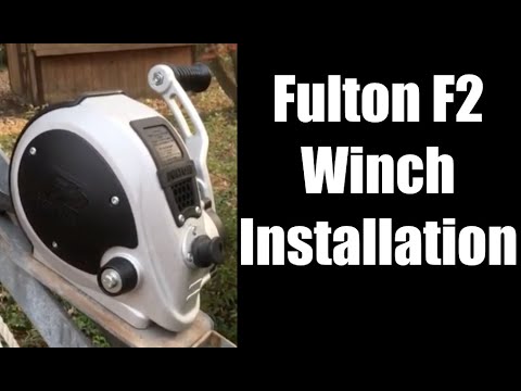 Boat Trailer Winch Installation of Fulton F2