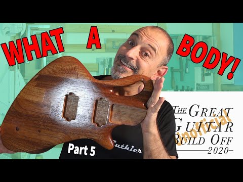 My Original Design for the Great Guitar Build Off - Unofficial Part 5