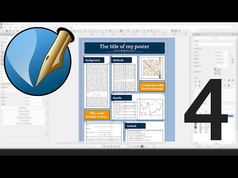Creating a Scientific Poster in Scribus | Part 4 | Export