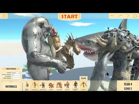 meeting of 4 big bosses | animal revolt battle simulation | arbs test