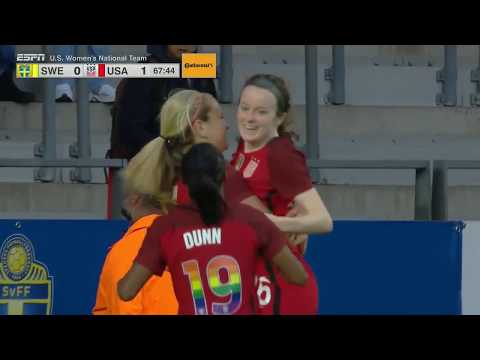 WNT vs. Sweden: Rose Lavelle Goal - June 8, 2017