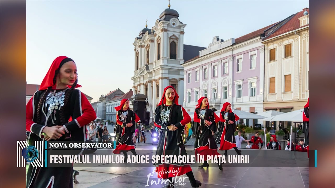 Festivalul Inimilor aduce spectacole în Piața Unirii