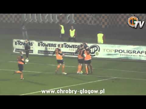 23 11 2013 skrót meczu Chrobry Głogów - Polonia Bytom 1-0