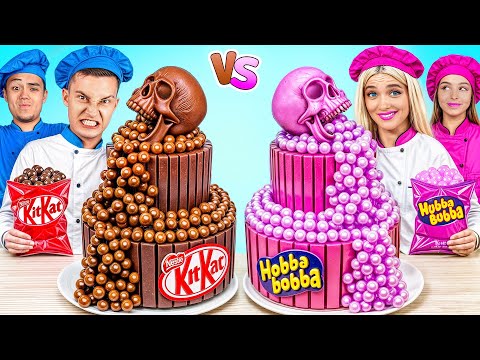 Desafio de Culinária Meninos VS Meninas | Competição de Cozinha Estranha por RATATA POWER