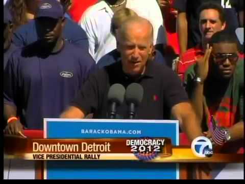 Vice President Joe Biden speaks at Detroit Labor Day rally