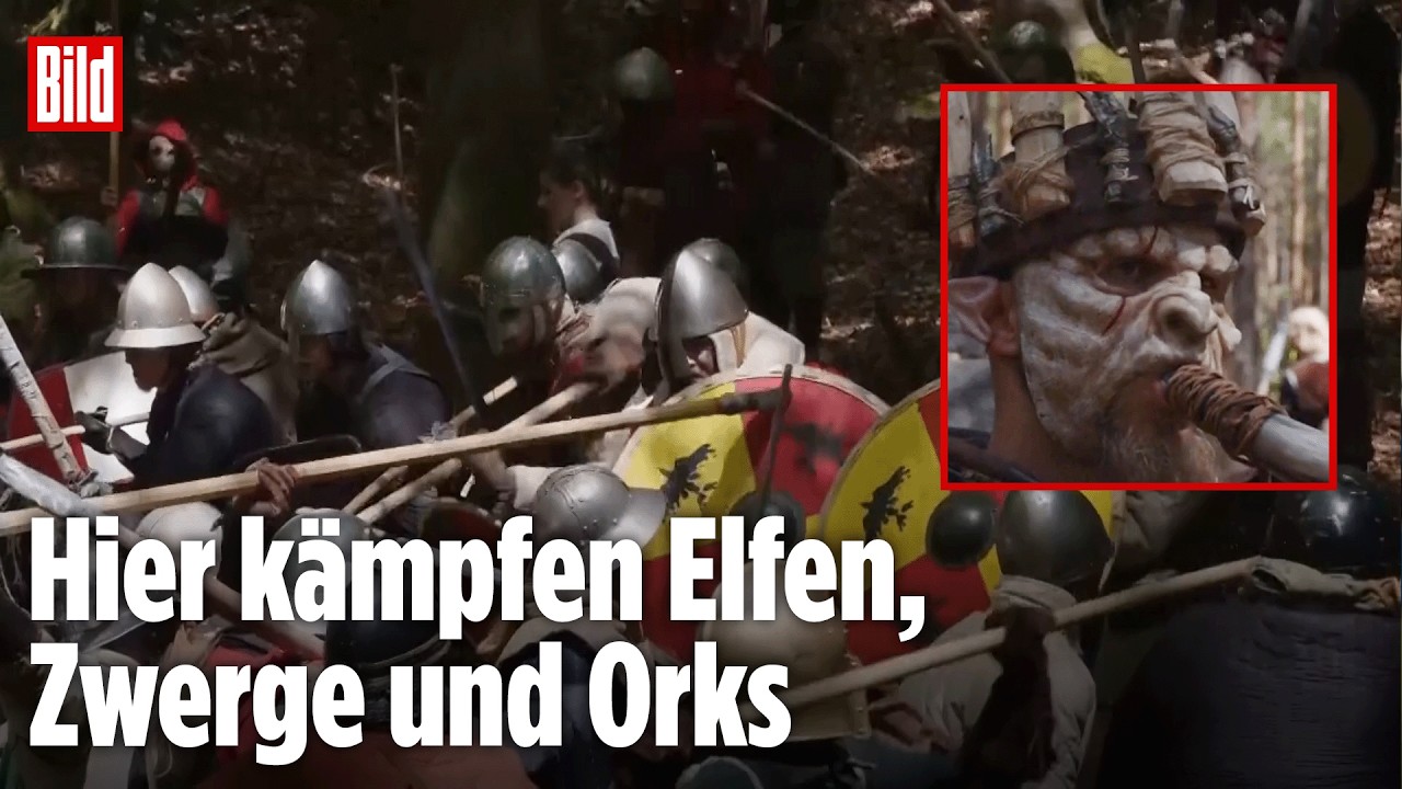 TSCHECHIEN: Legendäre Hobbit-Schlacht! 750 Fantasy-Fans stellen Schlacht nach!