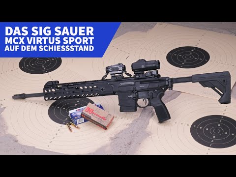 SIG Sauer MCX Virtus Sport - wir stellen den sportlichen Selbstlader in .223 Remington vor