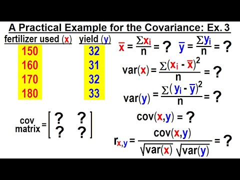 Covariance 1 of 17 What is Covariance in Relation to Variance and Correlation