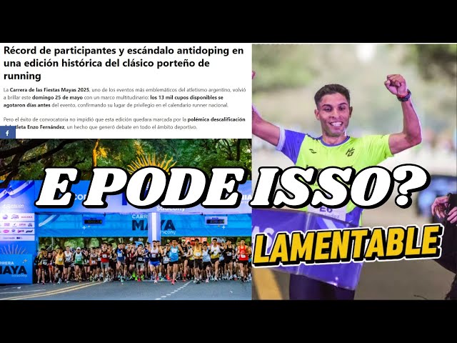ELE se RECUSOU a FAZER EXAME ANTIDOPING e foi DESCLASSIFICADO