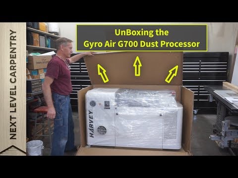 Gyro Air G700 Dust Processor Unboxing and StartUp