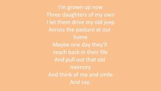 Alan Jackson - Drive for daddy gene (lyrics)