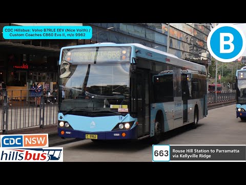 CDC Hillsbus: Volvo B7RLE EEV (Voith Kickdown) / Custom Coaches CB60 Evo II, m/o 9962