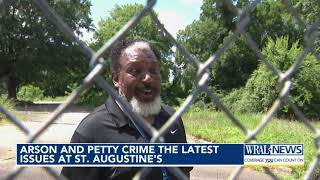 Arson and petty crime the latest issues at Saint Augustine's University