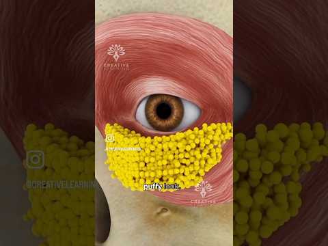 Why Do People Get Bags Under Their Eyes 😮 #shorts #viralvideo - Creativelearning3d