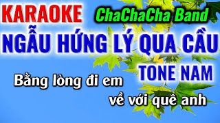 Download lagu Karaoke Ngẫu Hứng Lý Qua Cầu Tone Nam Nhạc Sống ChaChaCha Band Cực Hay|Karaoke Huy Phát mp3