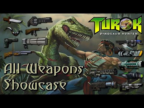 Turok Dinosaur Hunter Remastered - All WEAPONS Showcase