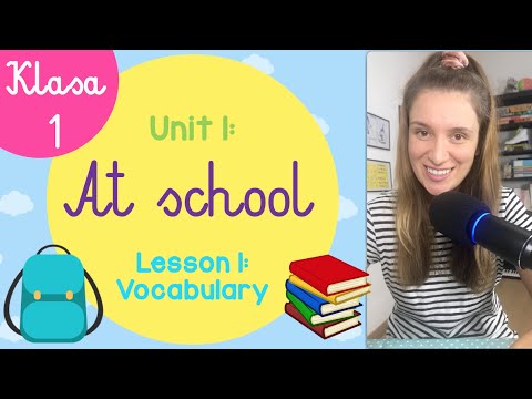 Klasa 1 | Temat: At School | Lekcja 1: Słownictwo | Język Angielski dla Dzieci i Początkujących