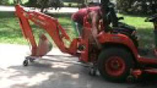 FAST Kubota BX 24 Backhoe Installation with BXpanded Dolly
