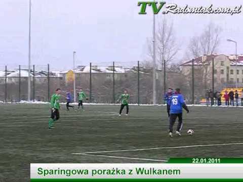 Radomiak Radom - Wulkan Zakrzew. Sparing - zimowe przygotowania 2010/2011.