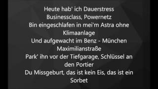 Shindy - DREAMS  - Lyrics - Songtext