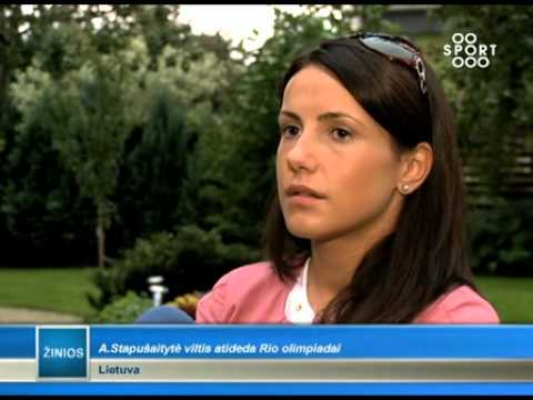SPORT1: A.Stapušaitytė viltis atideda Rio olimpiadai