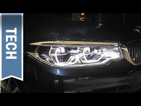 Adaptive LED Scheinwerfer & Fernlichtassistent im 5er BMW (2017): Test bei Nachtfahrt