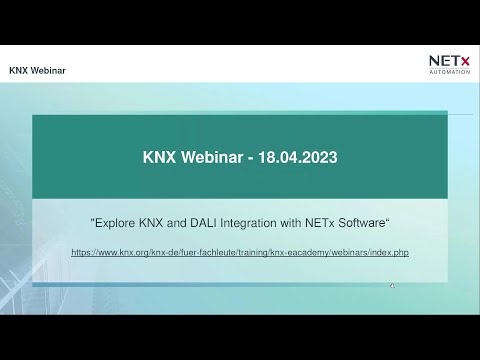 Explore KNX and DALI Integration with NETx Software