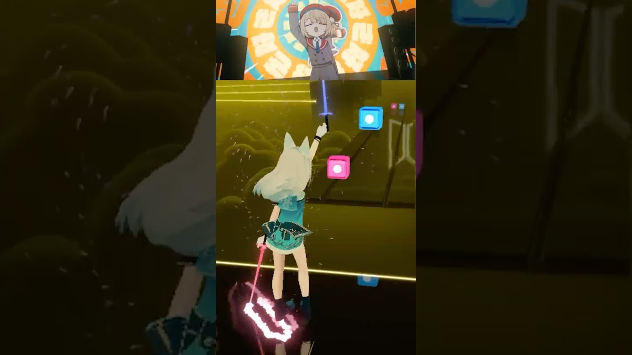 ういこうせん 踊ってみた / しぐれうい【にゃるら・Aiobahn +81】 [ビートセイバー/BeatSaber] #dance #例のアニメーション