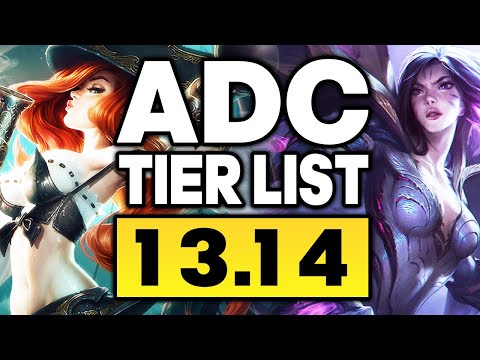 ADC TIER LIST PATCH 13.14 - The Best ADCs, Builds & Runes to Climb With | League of Legends