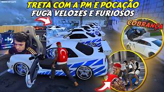 FUGA VELOZES E FURIOSOS! | BK BOLADO COM A POLICIA E POCAÇÃO NA PISTA - BKINHO RP CLIP'S