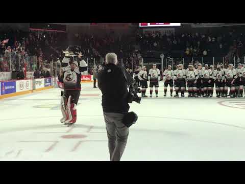 2019 Memorial Cup champions The Rouyn Noranda Huskies