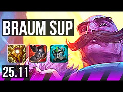 BRAUM & Twitch vs THRESH & Miss Fortune (SUP) | KR Master | 25.11