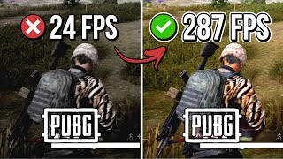 🔧 PUBG: HOW TO BOOST FPS AND FIX FPS DROPS / STUTTER 🔥 | Low-End PC ✔️