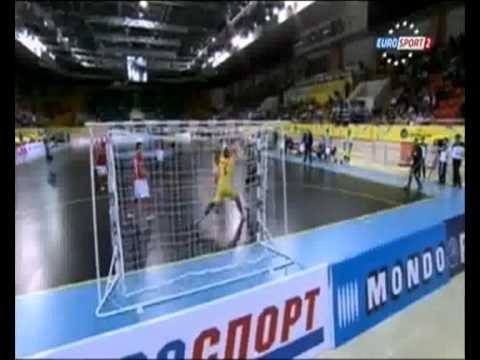 Sporting - 2º Gol de Leitão contra o Montesilvano C5 - Final da UEFA FUTSAL CUP  10/11
