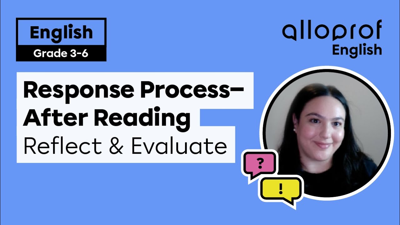 Response Process - After Reading: 3 - Reflect & Evaluate