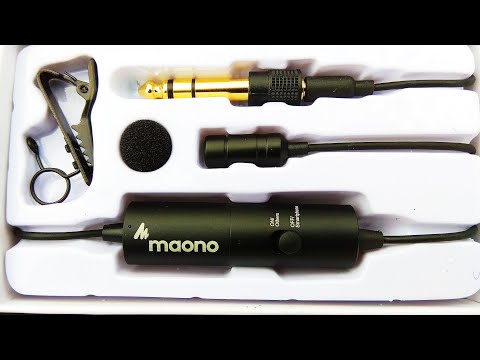 Петличный конденсаторный микрофон MAONO AU100R / Lavalier Condenser Microphone MAONO AU100R