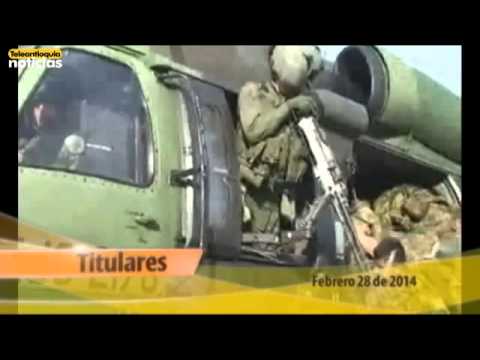 Titulares de Teleantioquia Noticias AM - Viernes 28 de febrero de 2014