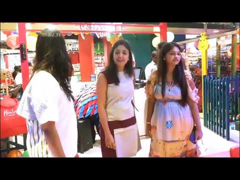 Hanshitha Reddy has come to Hamleys  play with his children. in inorbit Mall