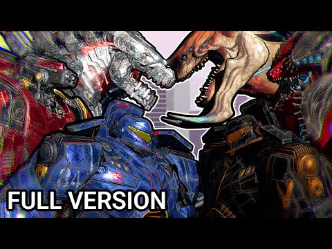 Gipsy Danger, Crimson Typhoon, MechaGodzilla vs Mega Kaiju, Raijin | Animation (Full Version)